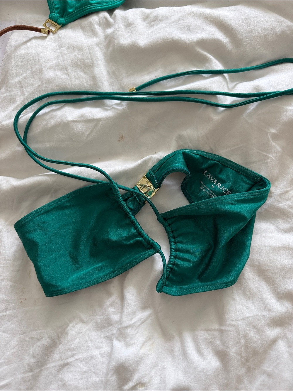 Arca Emerald Green Bandeau Bikini Top